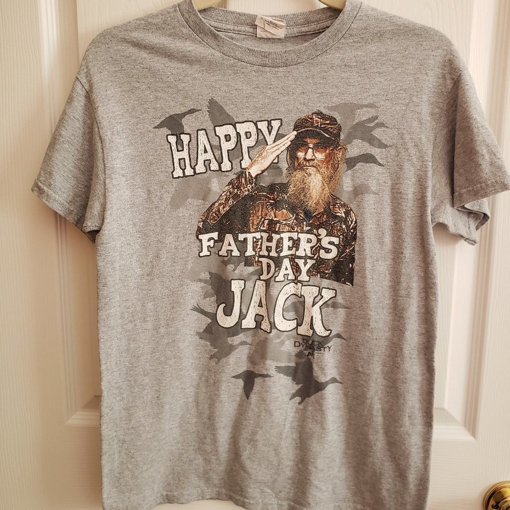 Duck Dynasty T-shirt gray Jack Father's day S